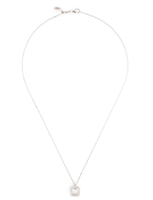 18kt white gold Vega diamond necklace